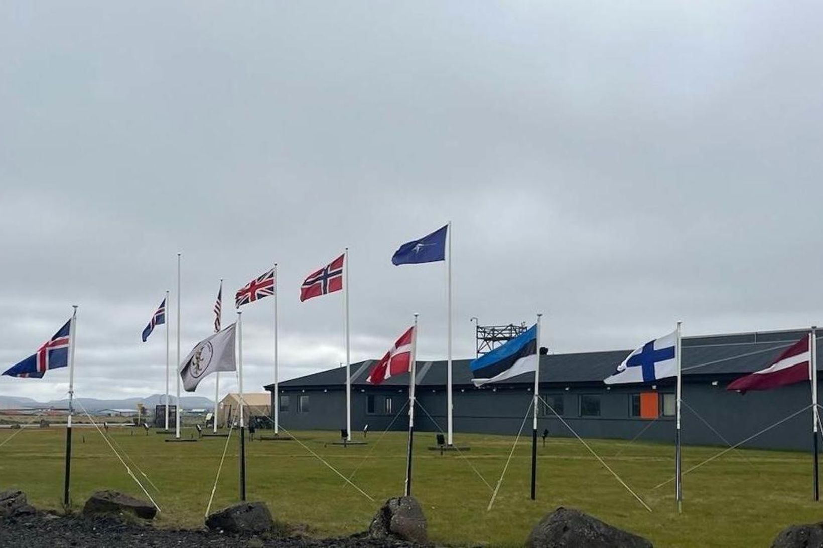 Þetta er í fyrsta skipti sem viðbragðssveitin heldur æfingu á …