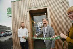 Dagur B. Eggertsson borgarstjóri í Reykjavík opnaði fyrstu Pikkaló-stöðina í Grósku.