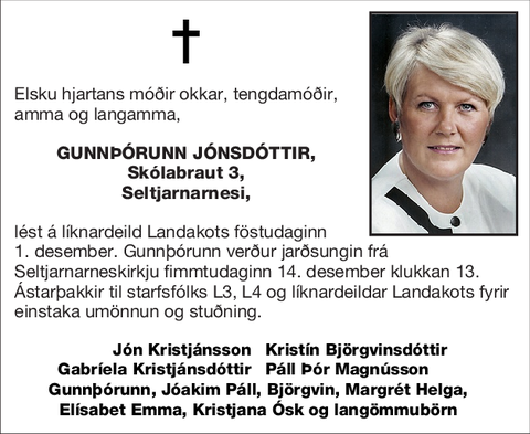 Gunnþórunn Jónsdóttir,