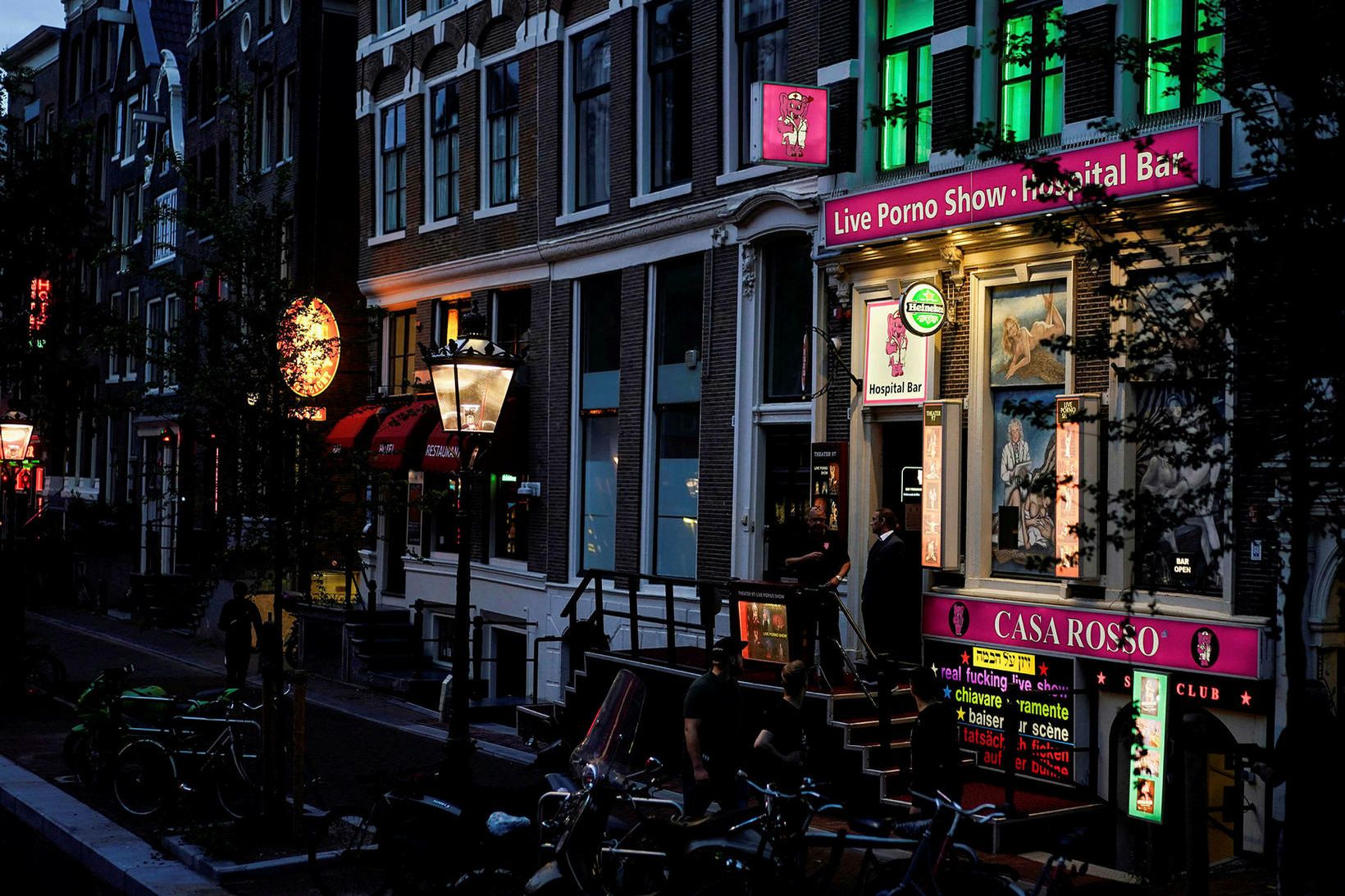 Rauða hverfið í Amsterdam.