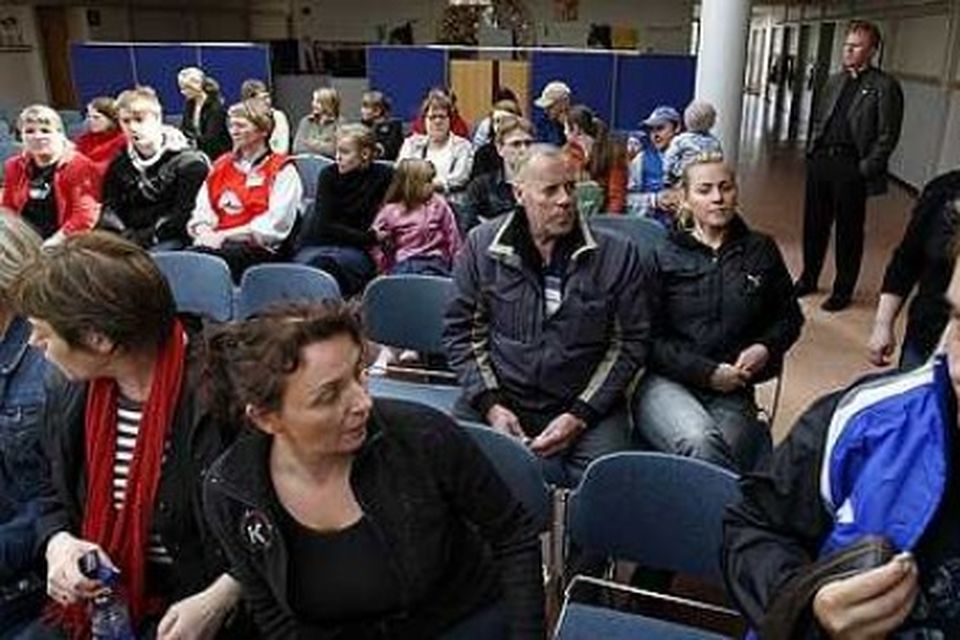 Margir mættu á fund í Hveragerði um áfallahjálp.