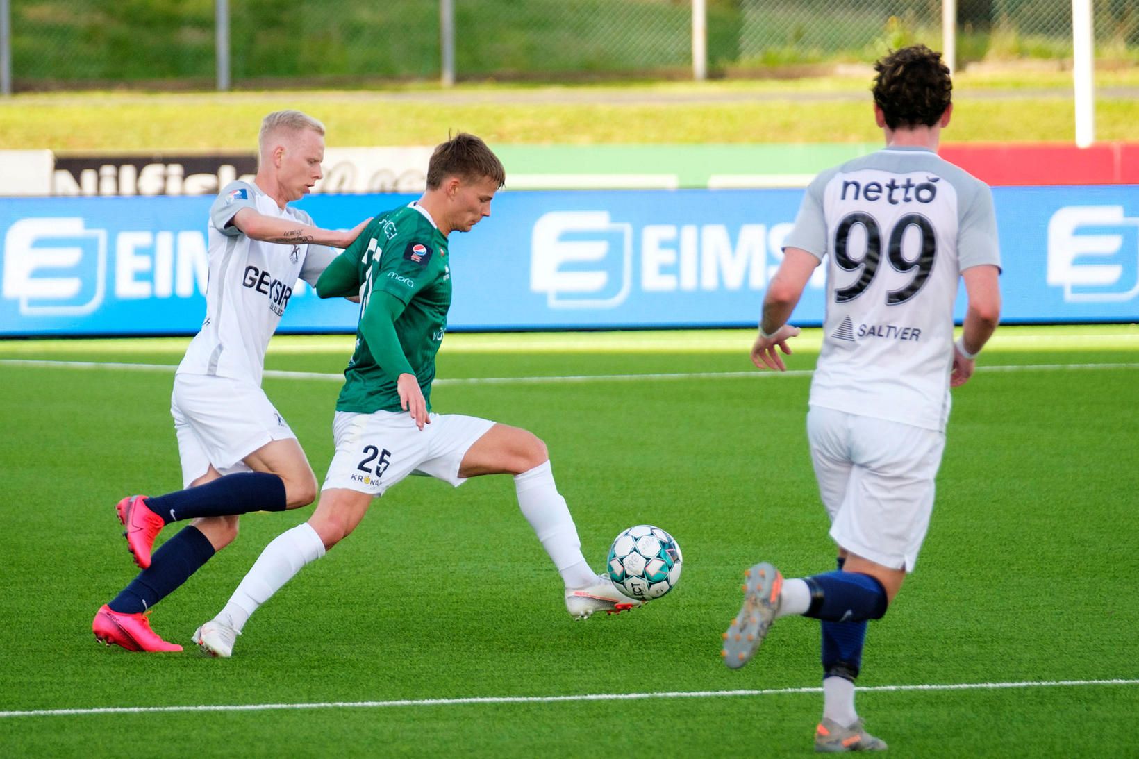 Davíð Ingvarsson skoraði þriðja mark Breiðabliks.