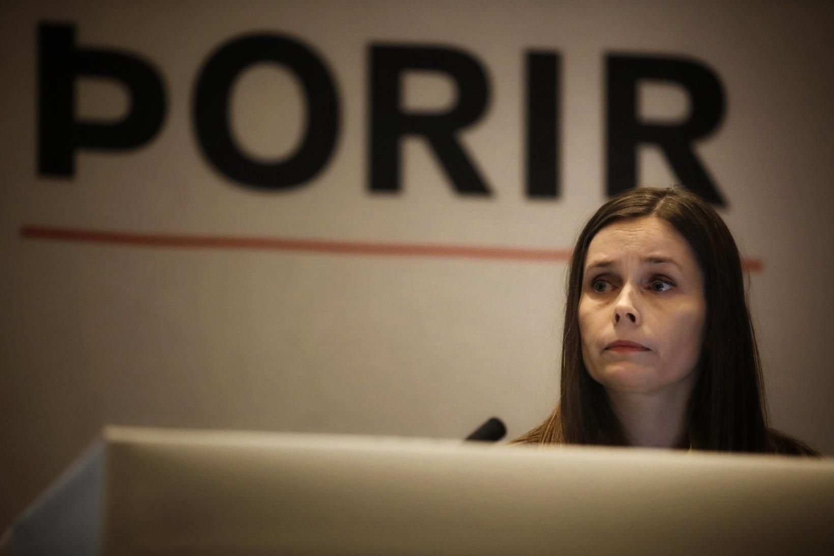 Katrín Jakobsdóttir forsætisráðherra.