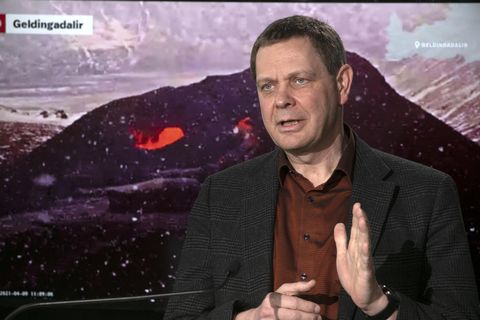 Geophysicist Magnús Tumi Guðmundsson.