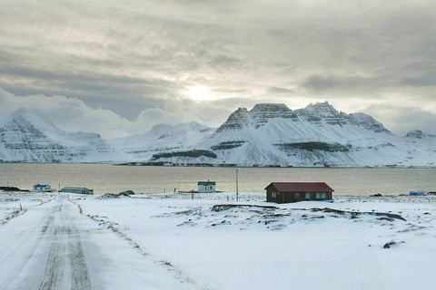 Árneshreppur að vetrarlagi.