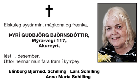 Þyrí Guðbjörg Björnsdóttir,