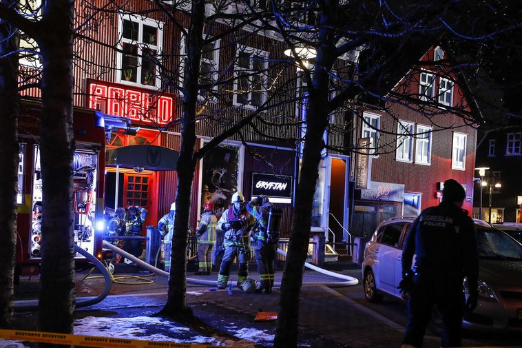 From the scene of the fire.