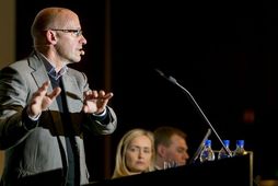 Geir Lippestad á fundi Lögmannafélags Íslands á Nordica í gær.