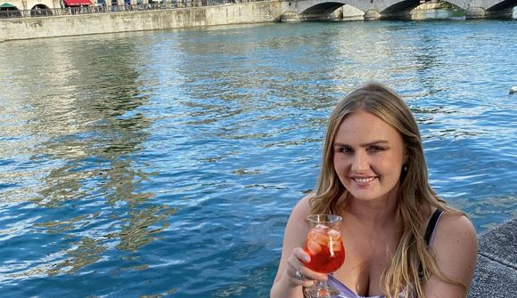 Sigrún Stella nýtur lífsins í Zürich
