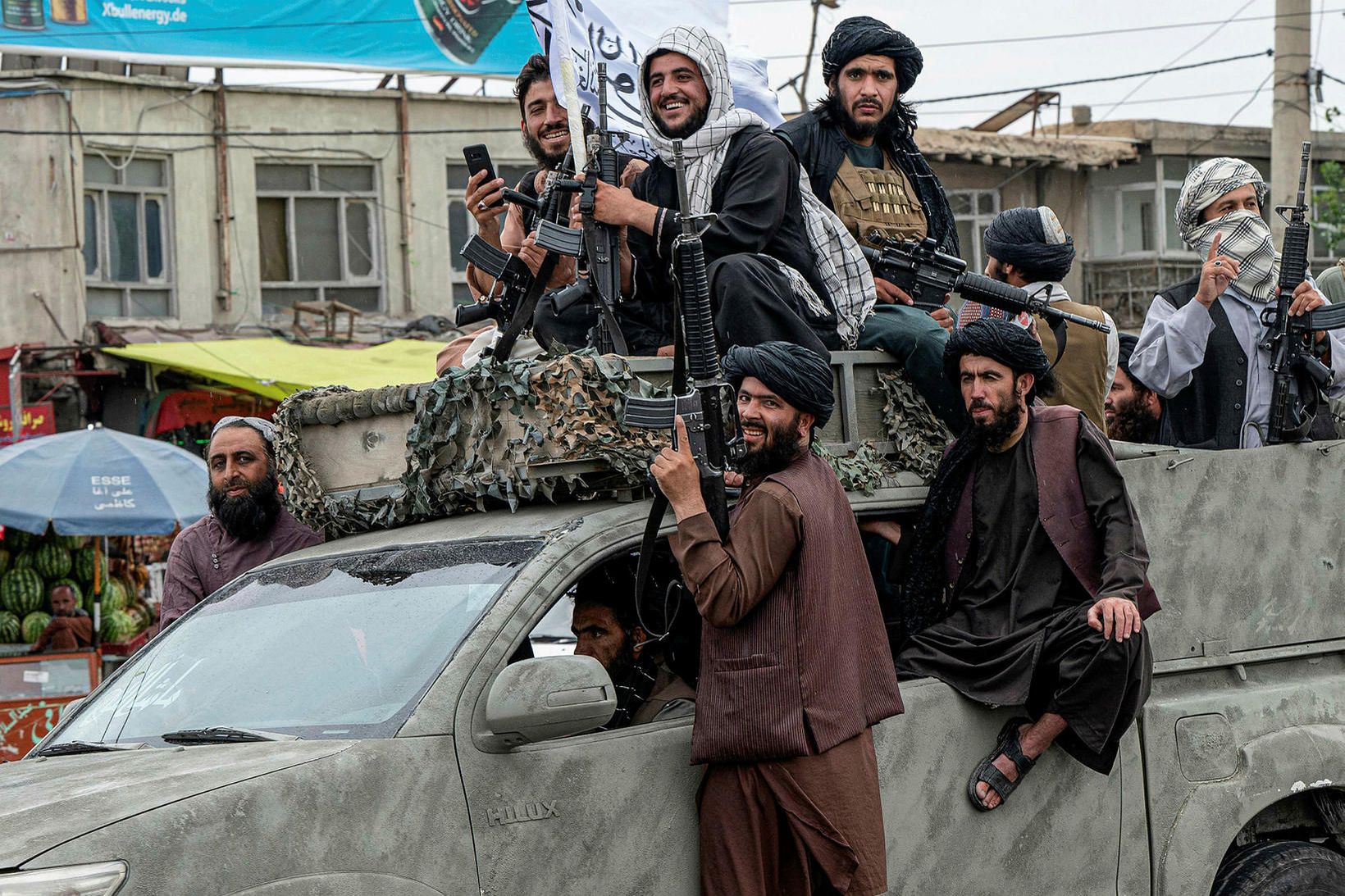 Kabúl féll í hendur talibana í ágúst 2021.
