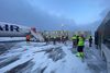Föst um borð í 17 tíma