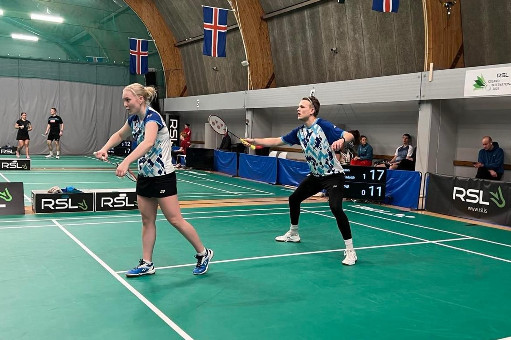 Davíð Bjarni Björnsson og Arna Karen Jóhannsdóttir náðu langt á …