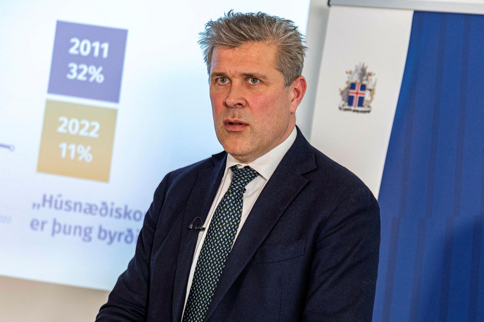 Bjarni Benediktsson segir ekki svigrúm fyrir launahækkanir á opinbera markaðinum …