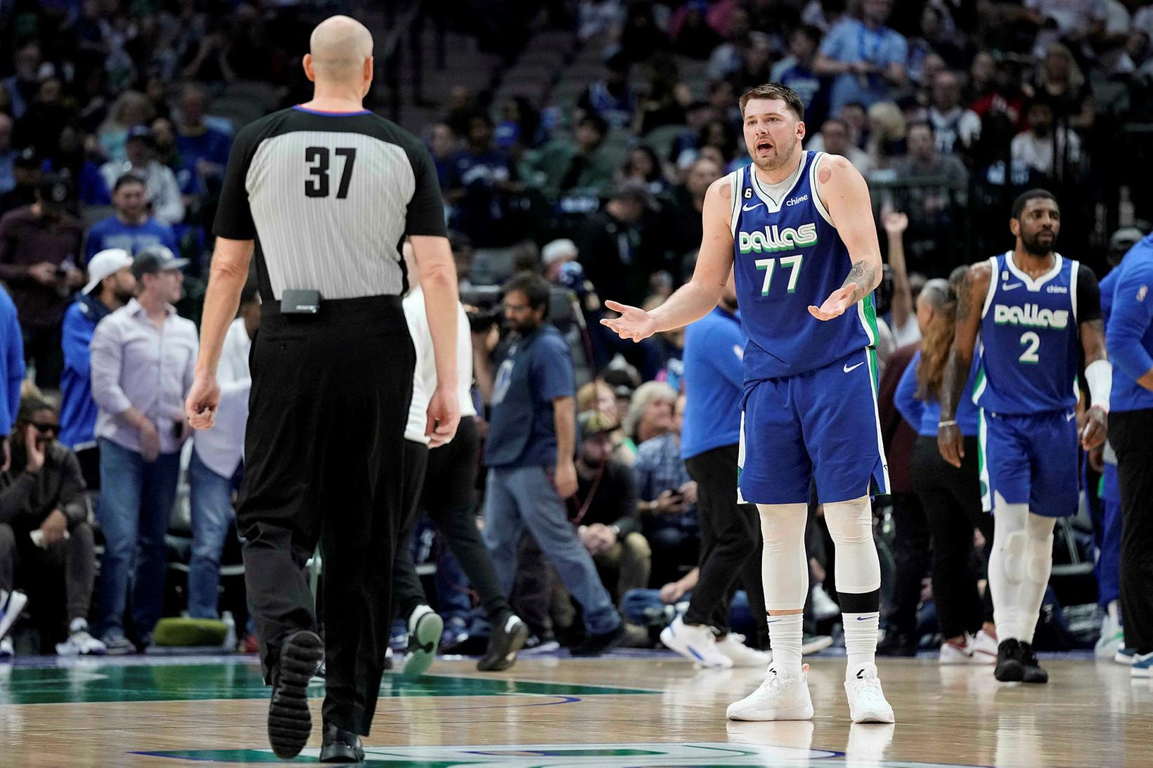 Luka Doncic átti stórleik í tapi.