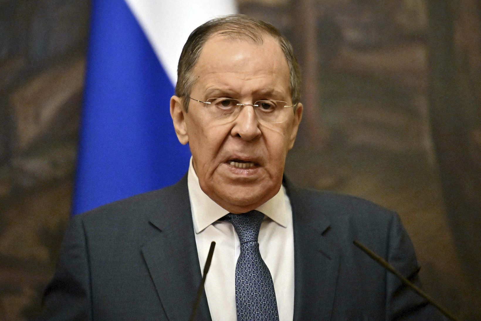 Sergei Lavrov utanríkisráðherra Rússlands.