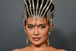 Kylie Jenner með einkennandi förðun fyrir sitt stjörnumerki.