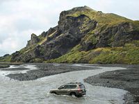 Krossá getur verið varasöm. Mynd úr safni.