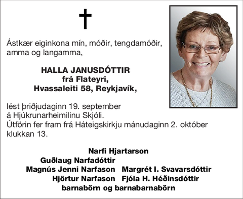 Halla Janusdóttir